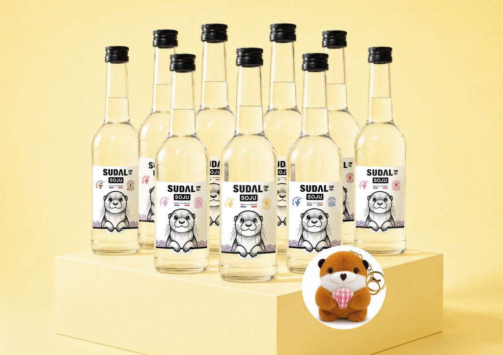 Pack de 9 bouteilles + 1 peluche offerte